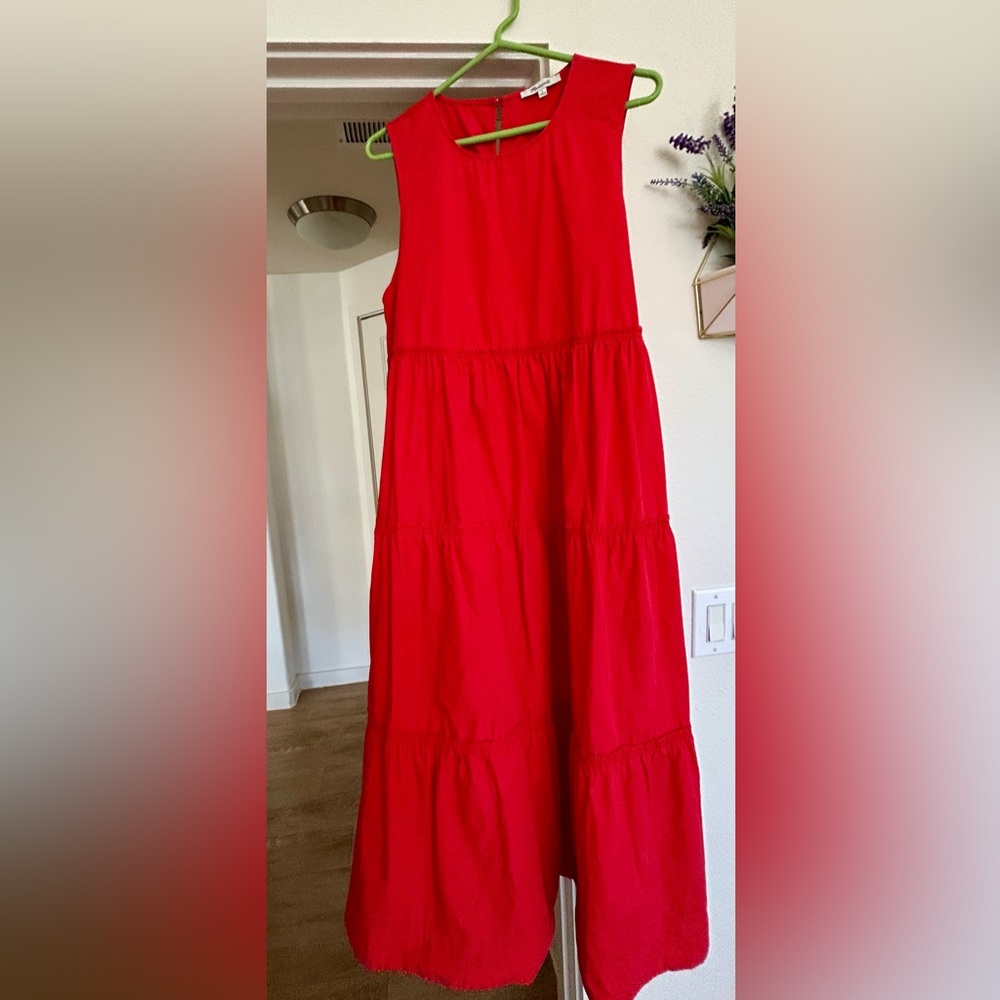 Madewell Red Maxi Dress